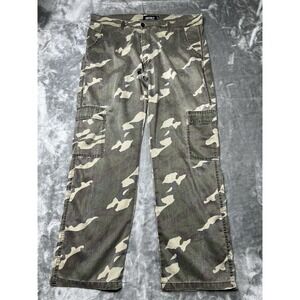 Reset Pants Men 38x28 Camo Cargo Straight Leg Travel Utility